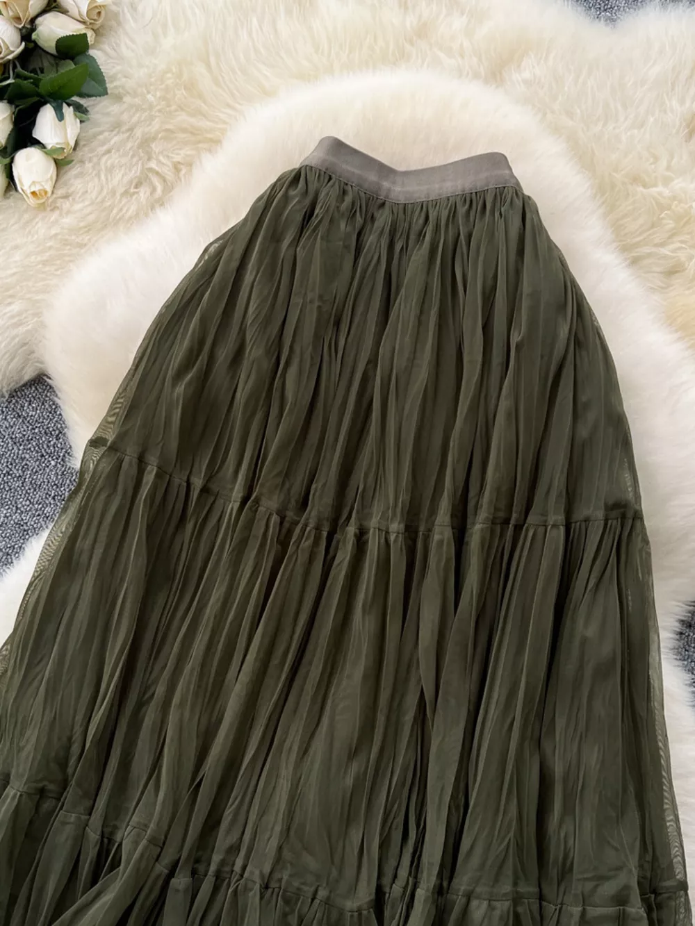 Tiered Tulle Skirt, image 11