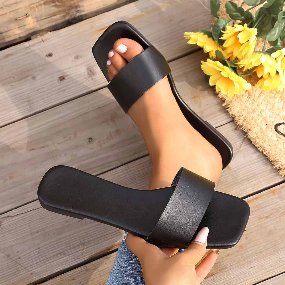 Open Toe Flats Sandals, image 8
