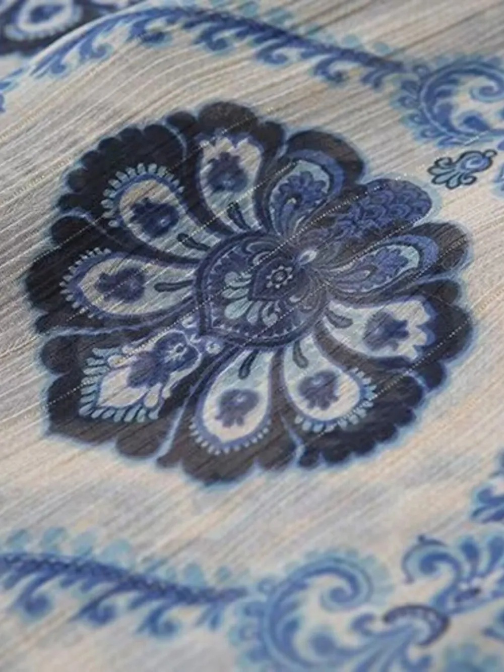Printed Button Up Long Sleeve Dress, image 8