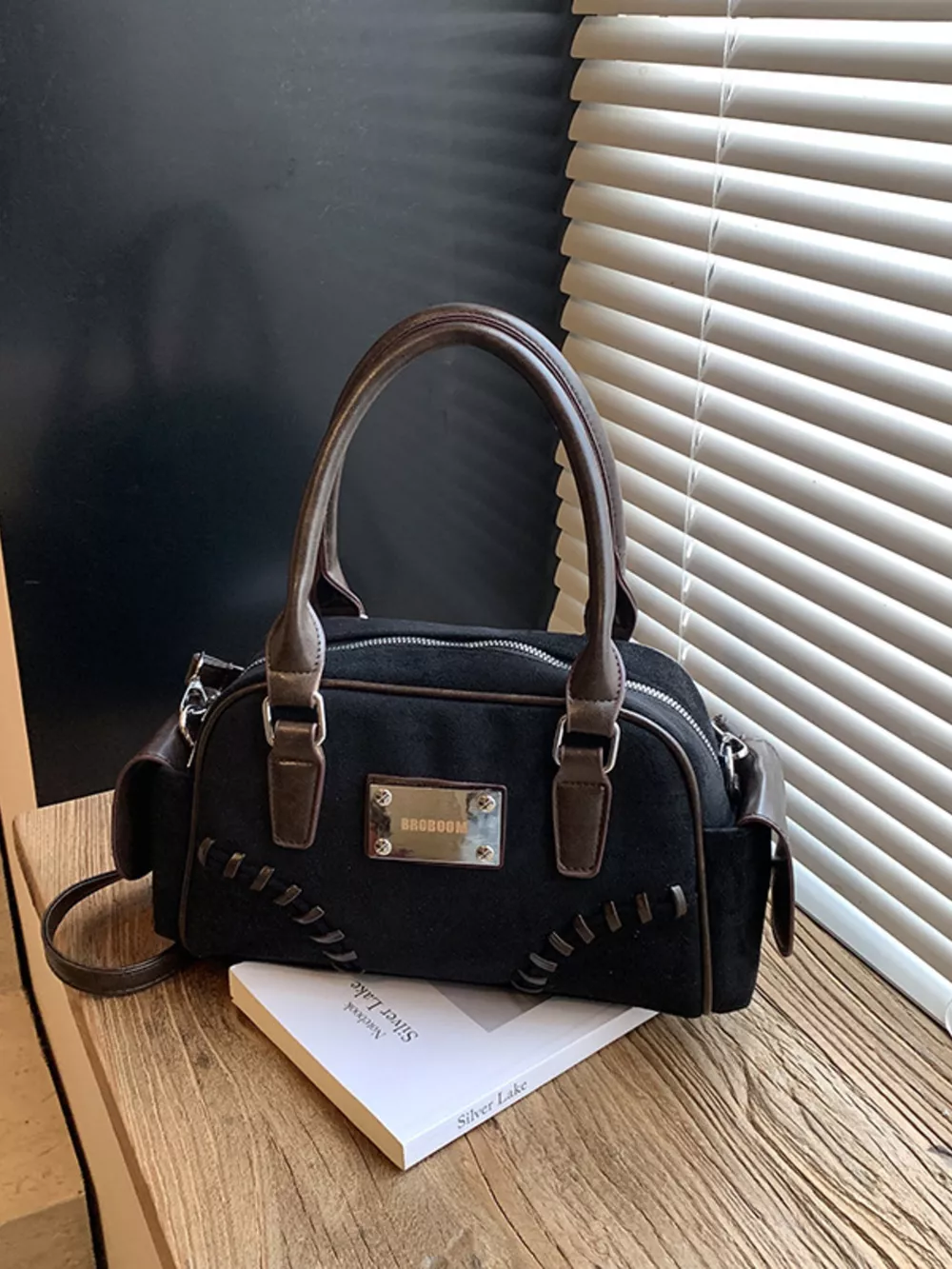 Vintage Top Handle Crossbody Bag, image 3