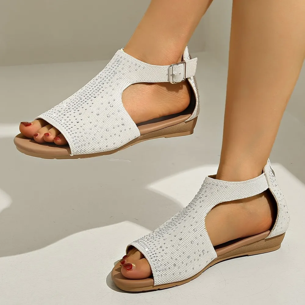 Open Toe Wedge Sandals, image 5