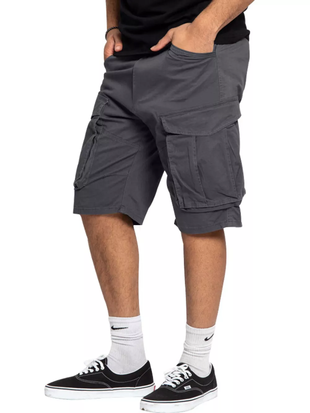 Men's Full Size Cargo Shorts with Multiple Pockets Plus Size, image 12