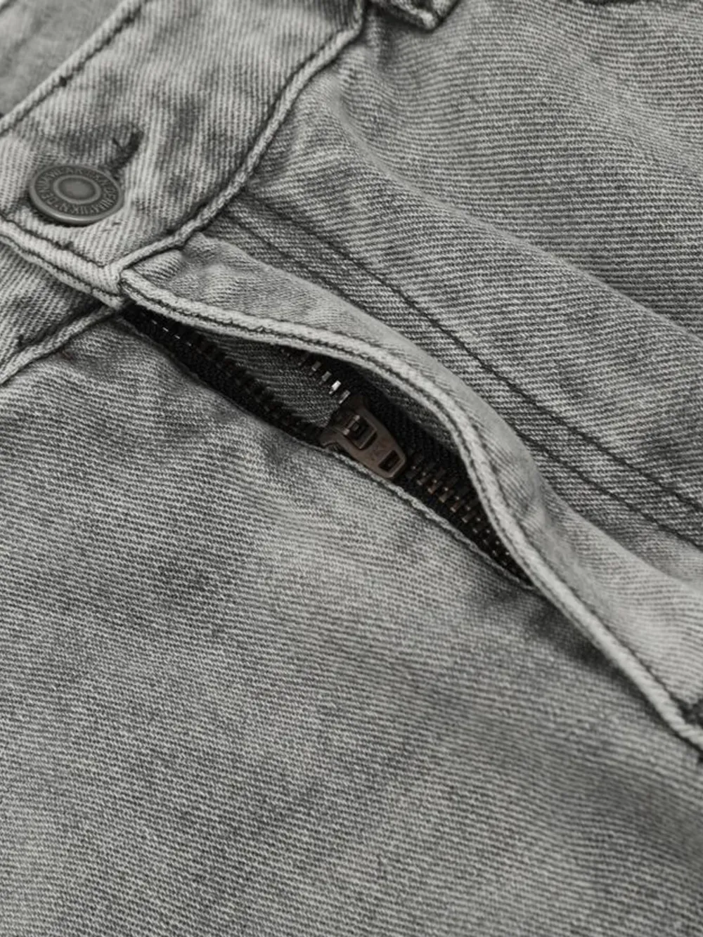 Men's High-Rise Wide Leg Washed Jeans, image 8