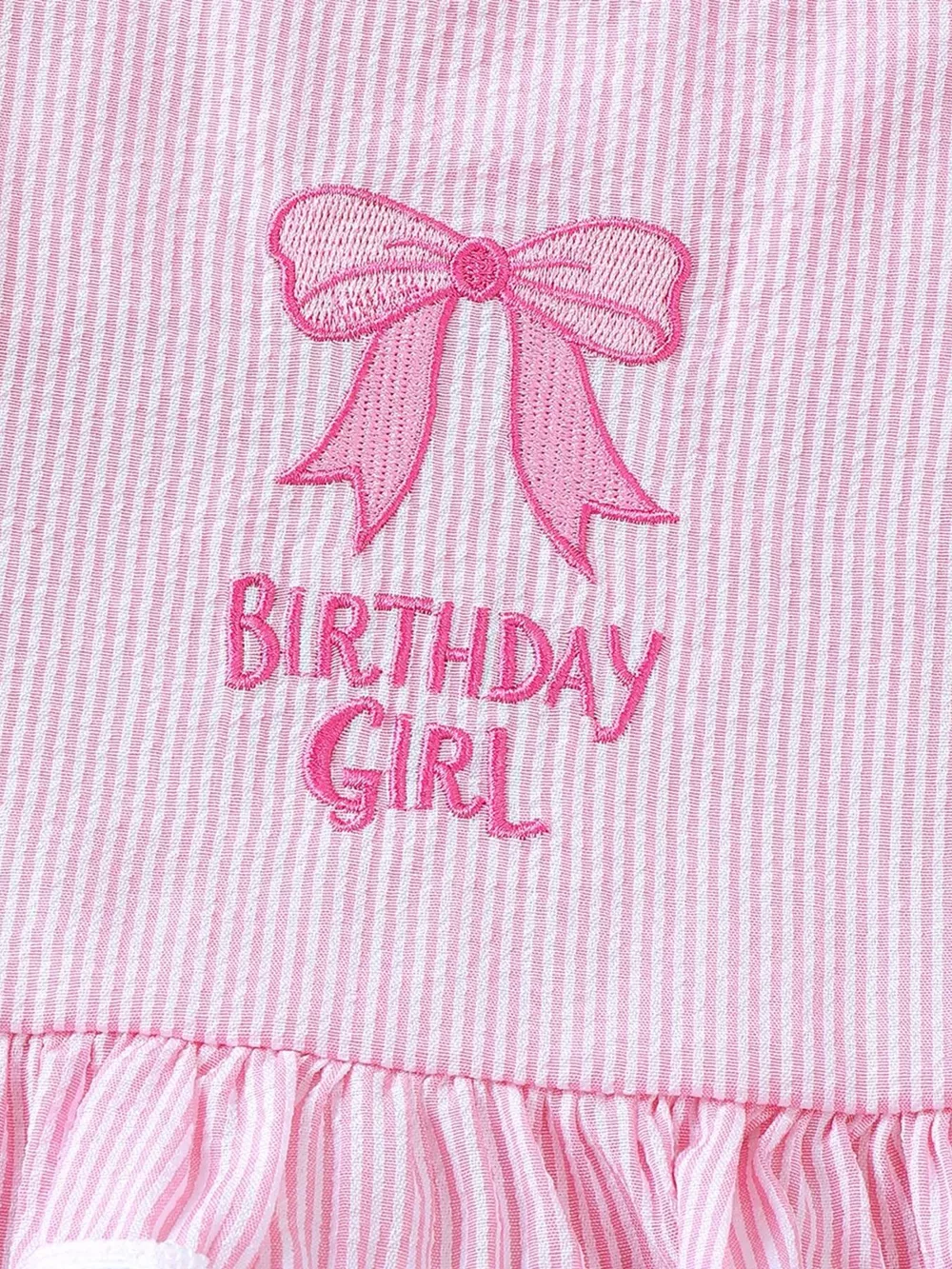 Children's Ruffled Hem Tank & Shorts Set, image 3