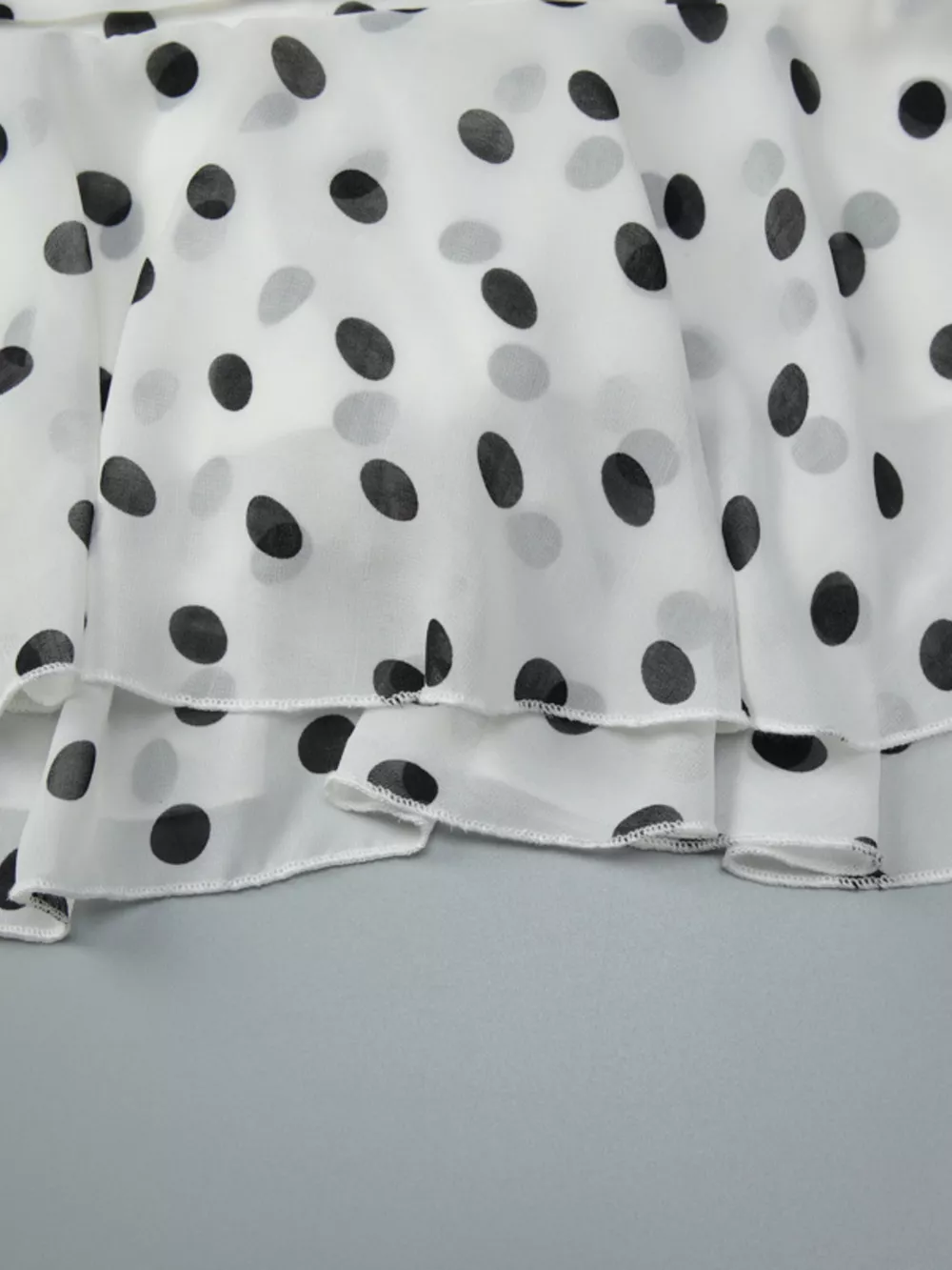 Polka Dot Halter Neck Ruffle Dress, image 17