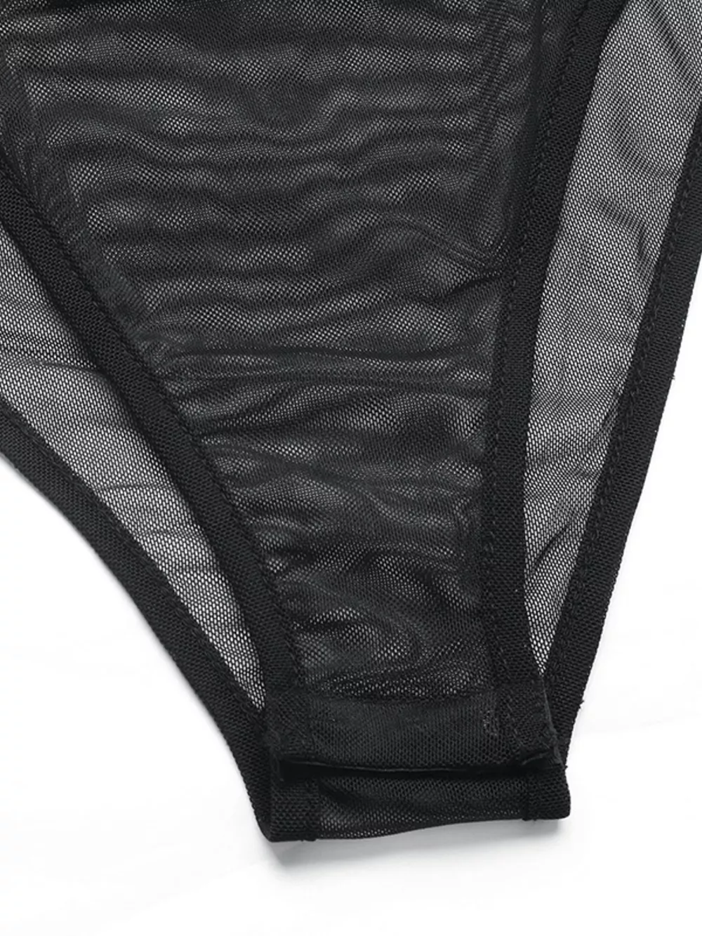 Flower Off-Shoulder Mesh Bodysuit, image 4