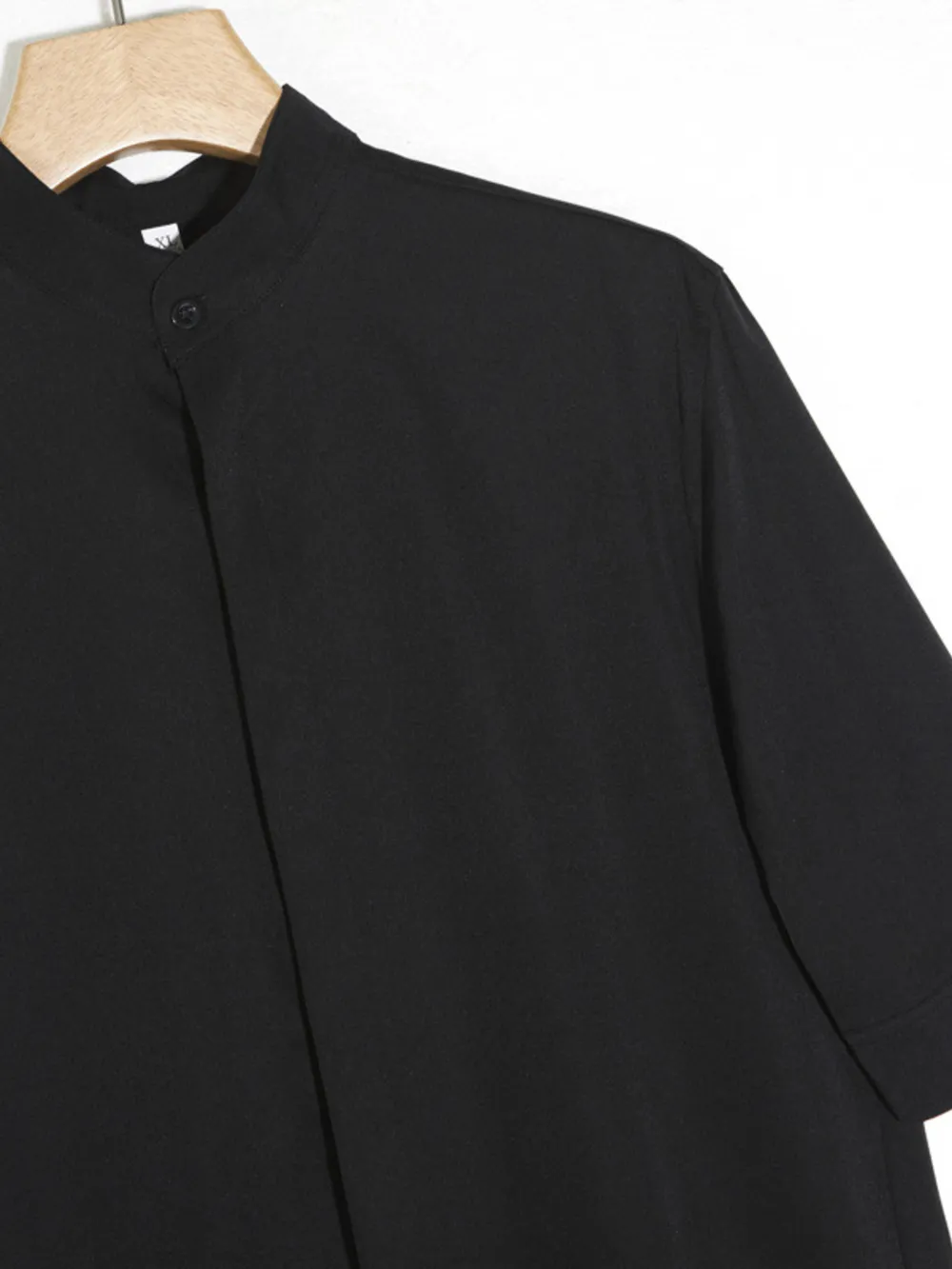 Men's Full Size Solid Collar Half Sleeve Shirt Plus Size, image 6
