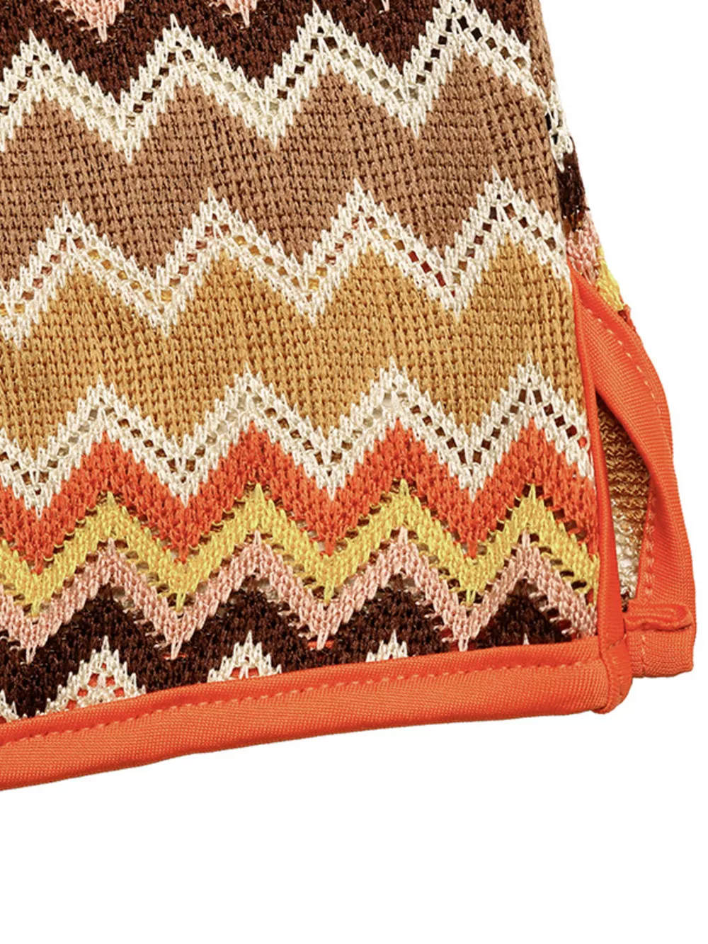 Zigzag Knit Tank Top and Shorts Set, image 2