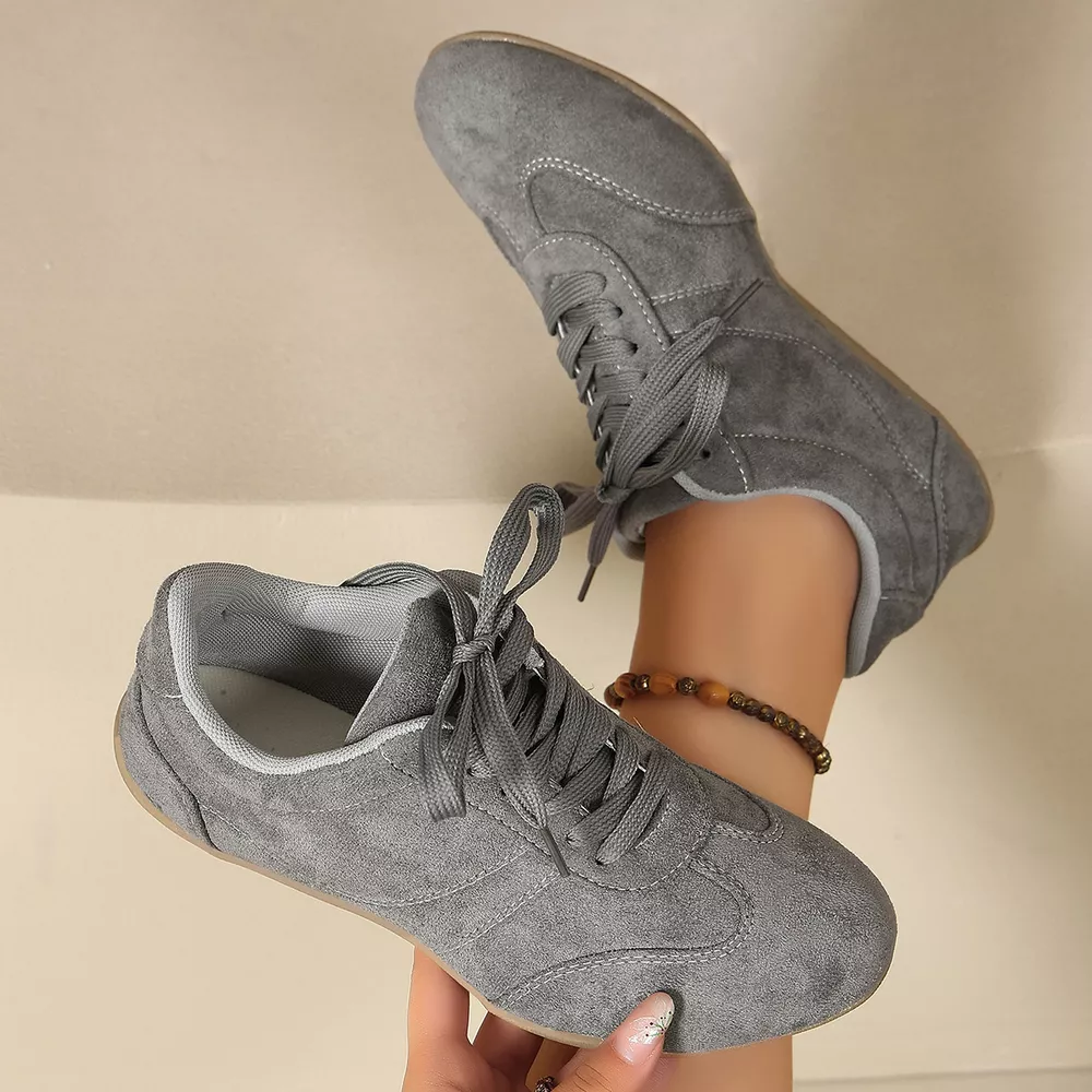 Round Toe Lace Up Sneakers, image 5