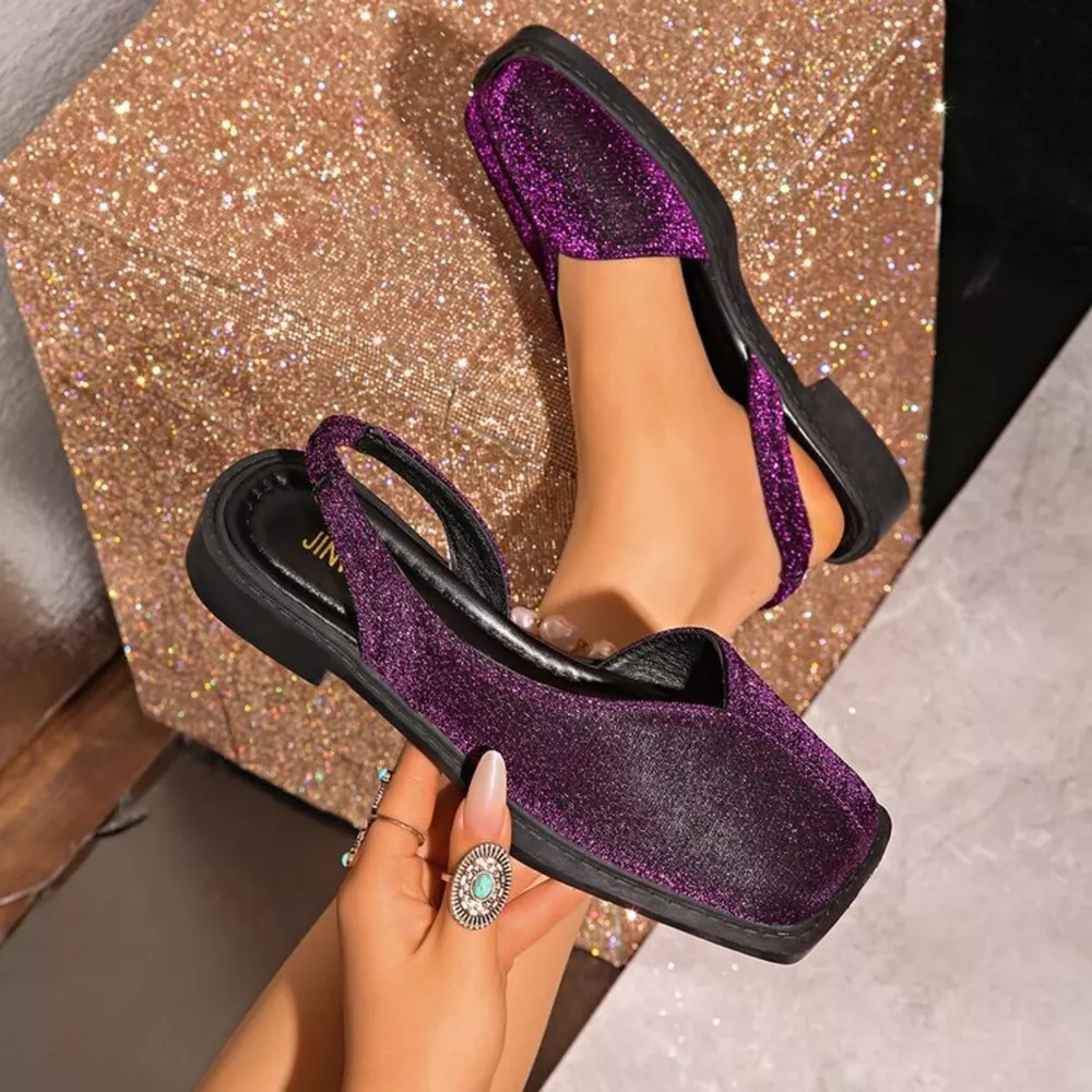 Square Toe Flats Sandals, image 17
