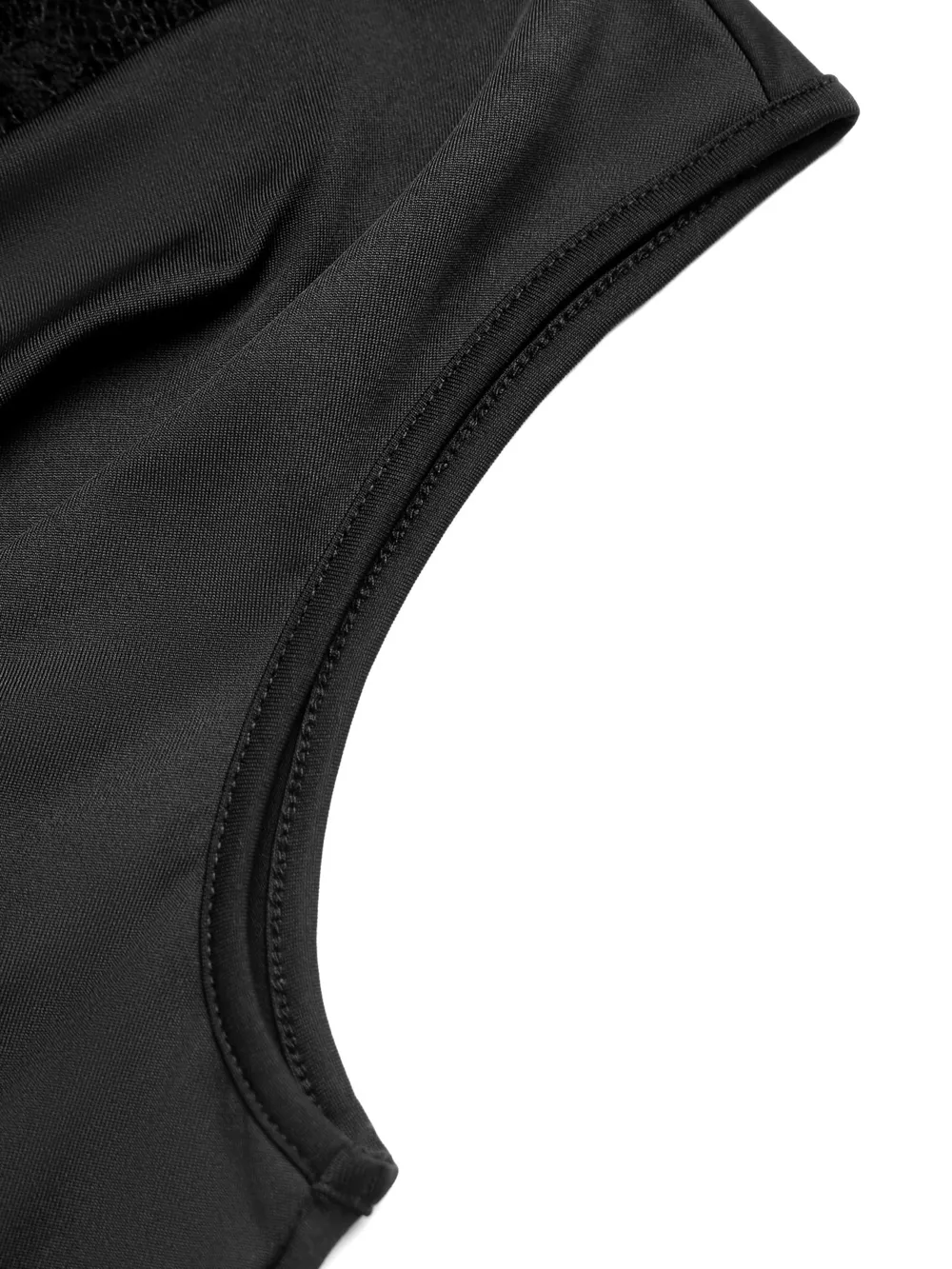 Lace Panel Cowl Neck Sleeveless Bodysuit, image 5