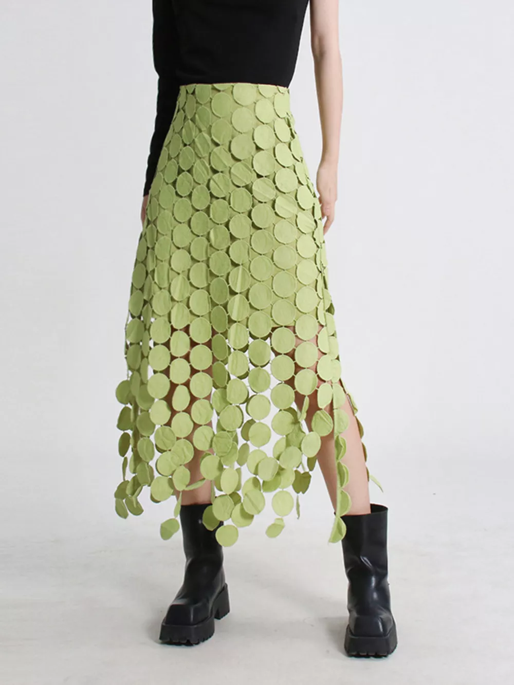 Fringe Midi Skirt, image 9