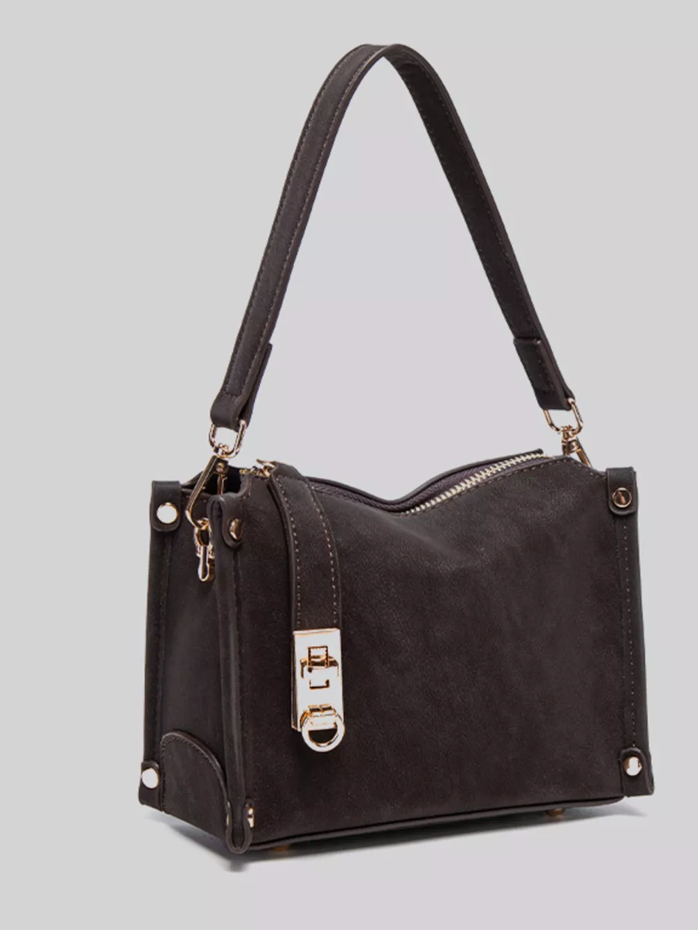 PU Leather Crossbody Bag with Adjustable Strap, image 3