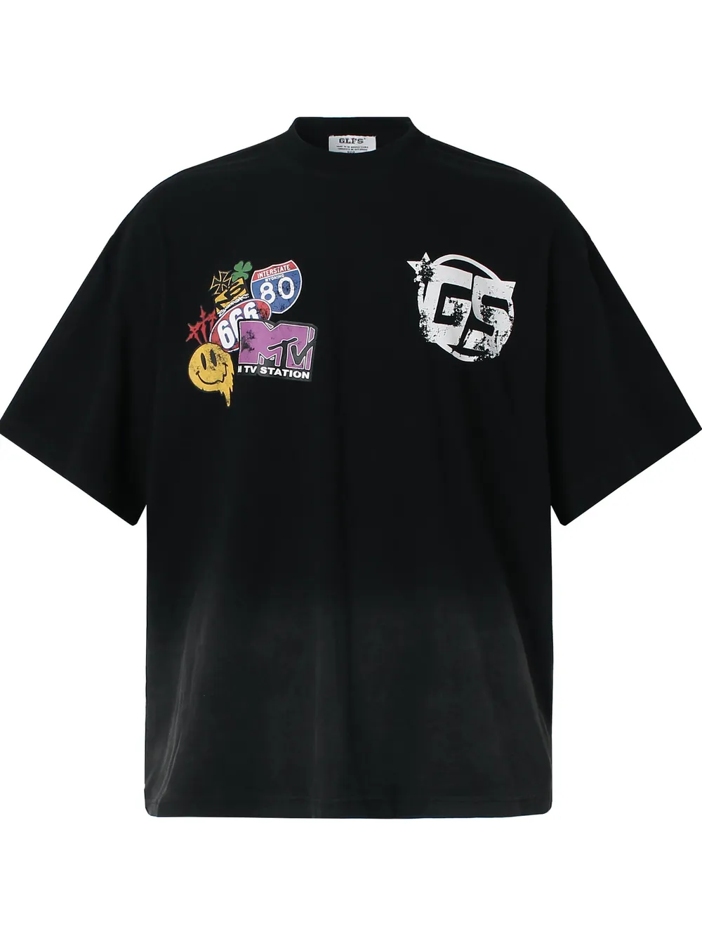 Men's Graphic Round Neck Oversized T-Shirt