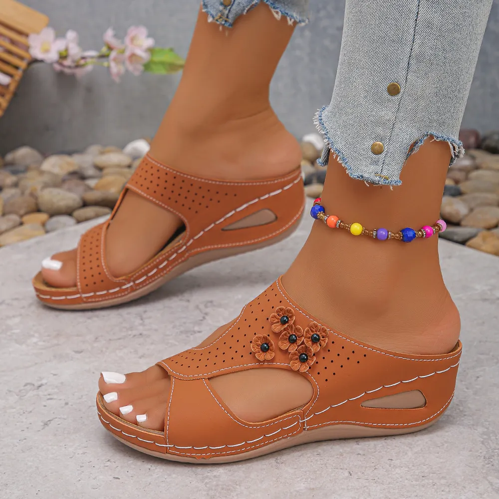 Open Toe Wedge Sandals, image 10