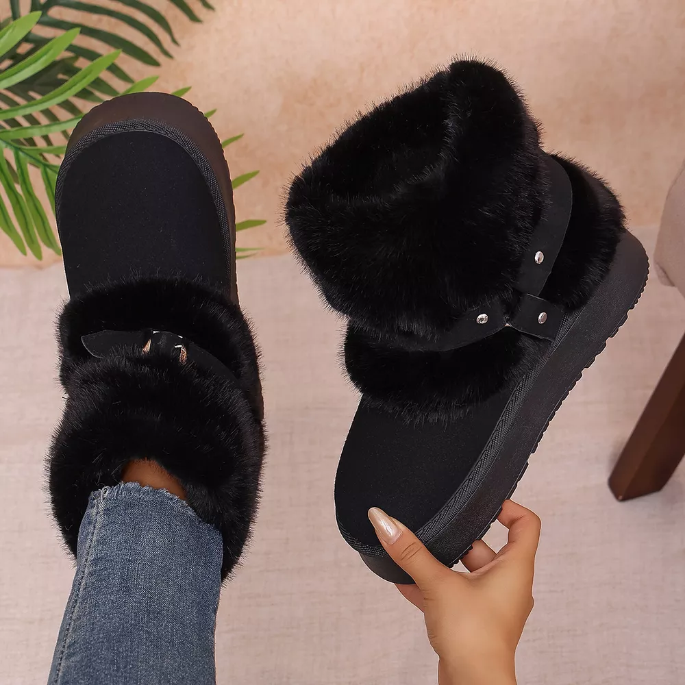 Round Toe Platform Boots, image 9