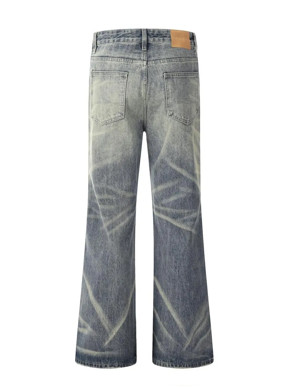 Men's Distressed Flare Jeans, image 5