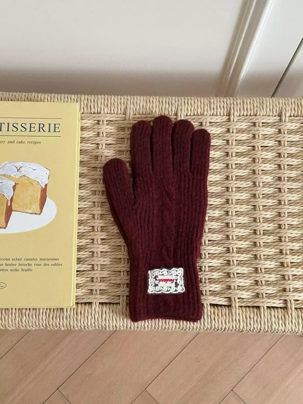 Cable Knit Warm Gloves, image 11