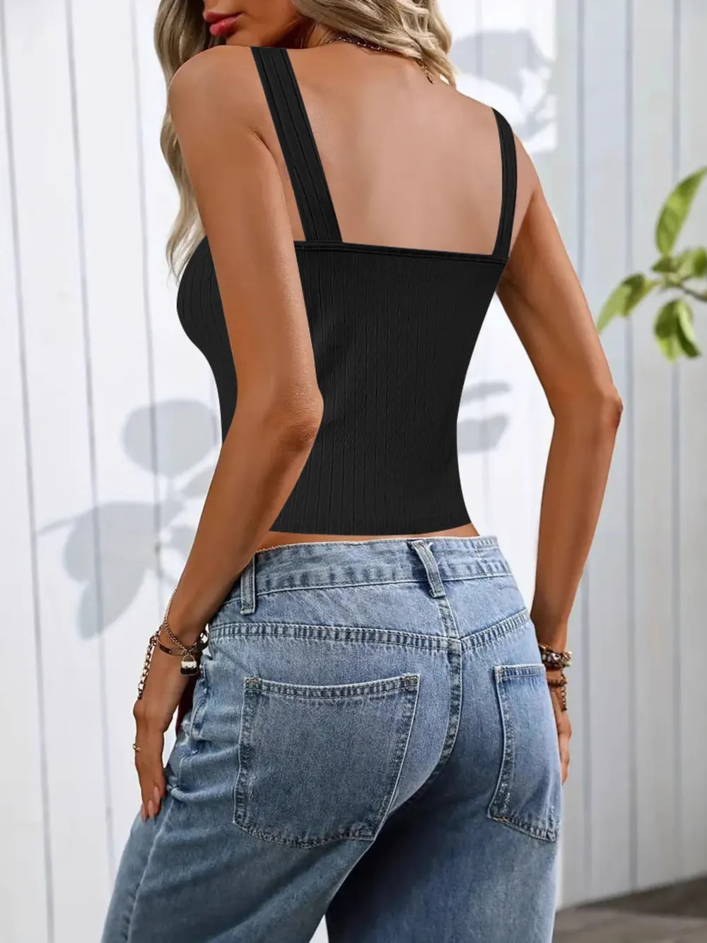 Scoop Neck Cami Top, image 2