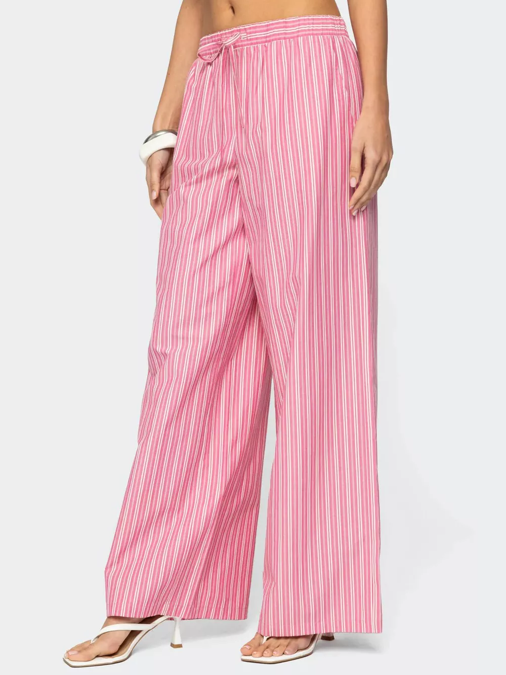 Striped Wide Leg Pants, image 2