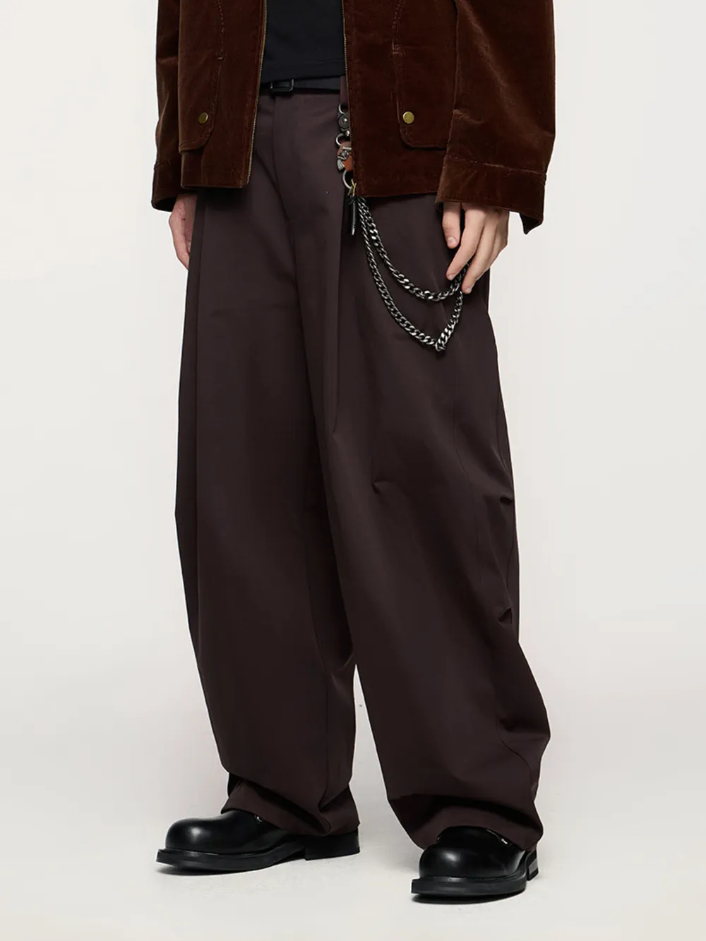 Men's Oversized Wide-Leg Pants, image 2
