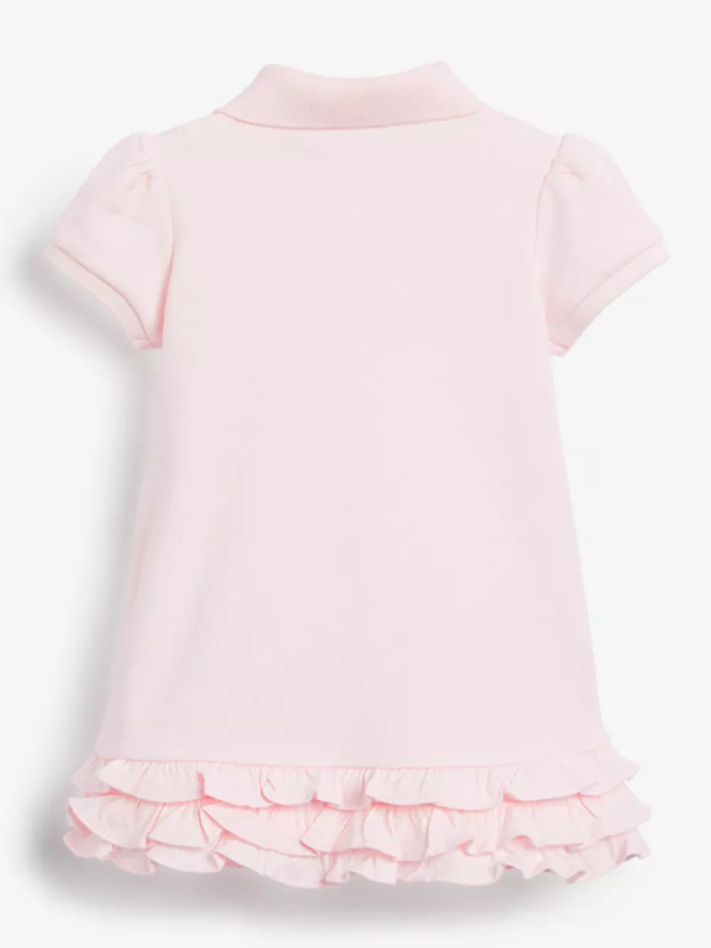 Children's Rainbow Ruffle Hem Polo Dress, image 2