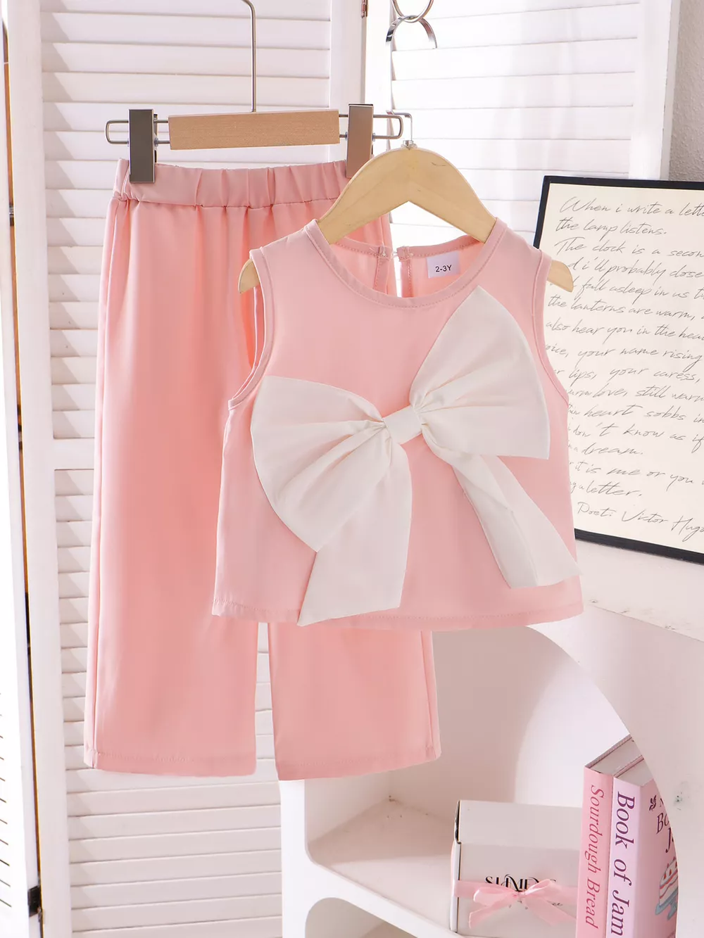 Children's Bow Tank and Pants Set, image 2