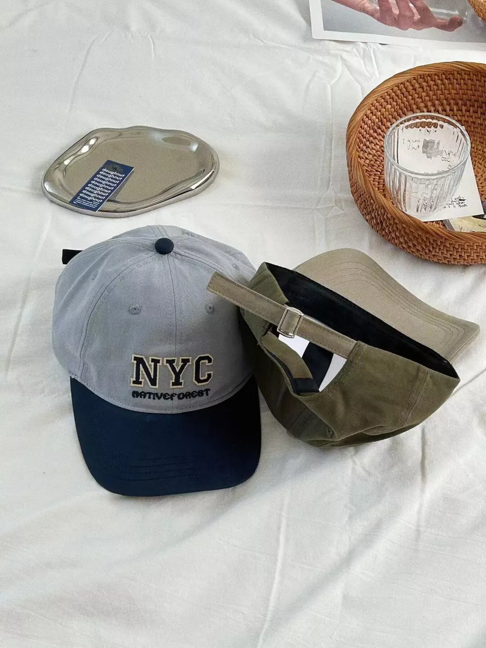 Letter Embroidered Baseball Cap, image 2