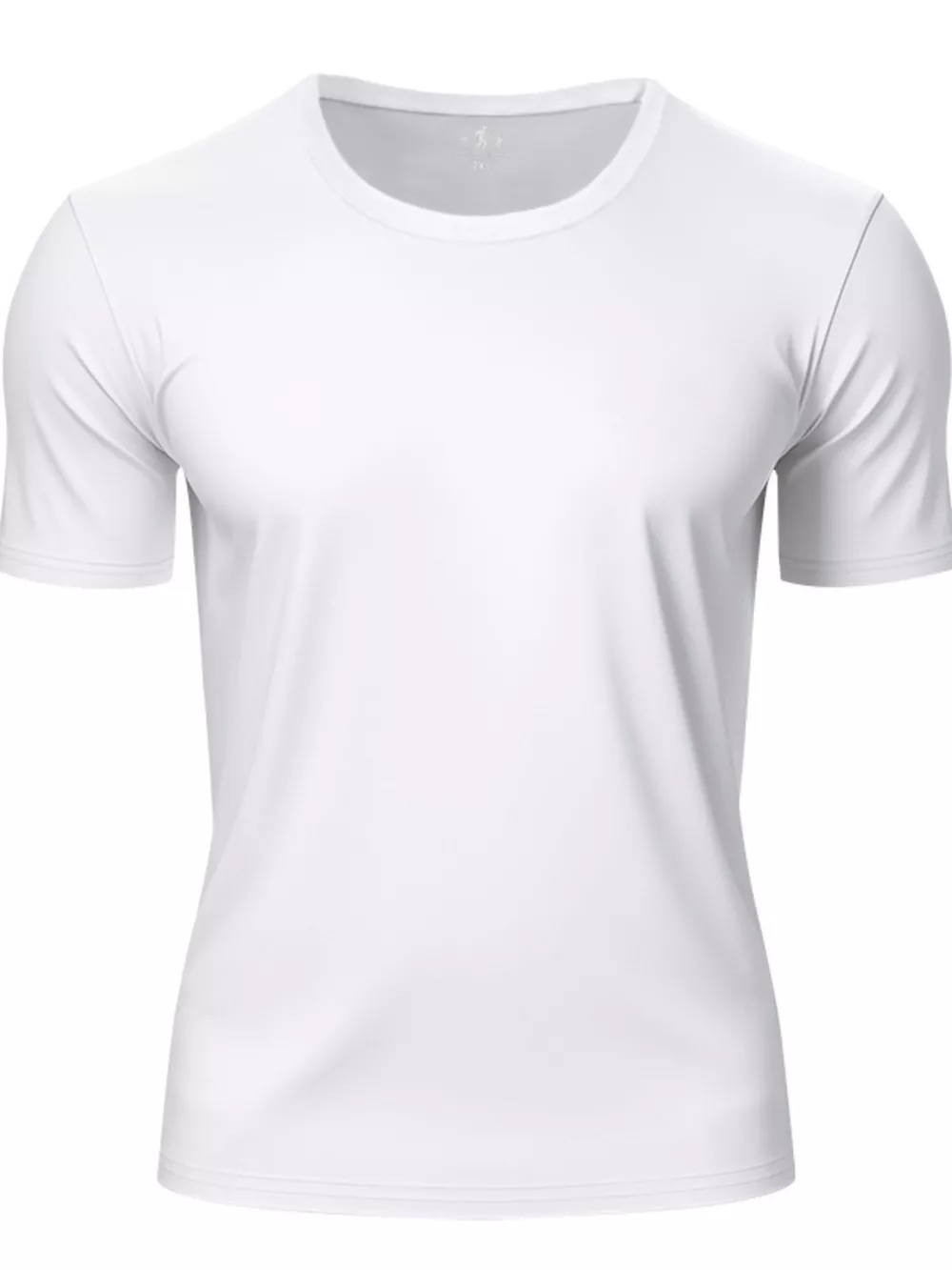 Men's Full Size Round Neck Short Sleeve Active T-Shirt Plus Size, image 4