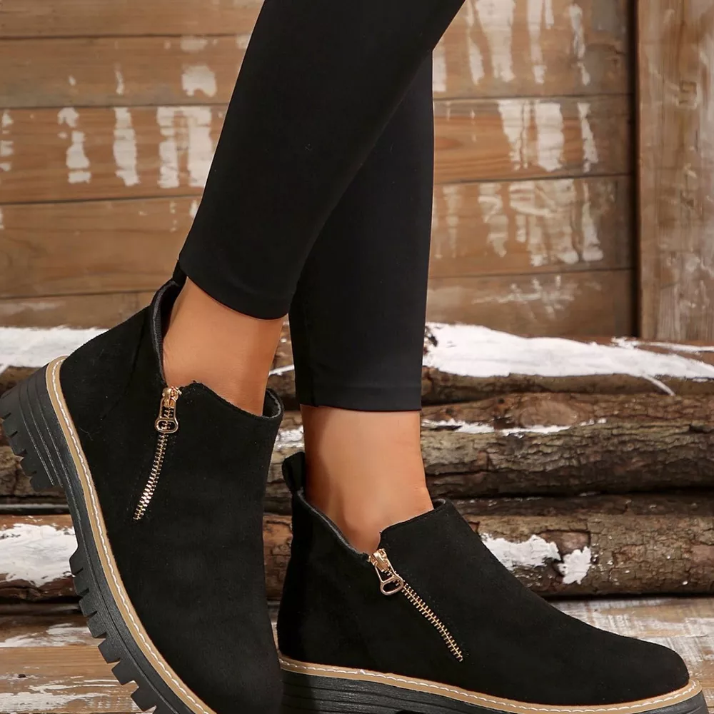 Side Zip Ankle Boots, image 2