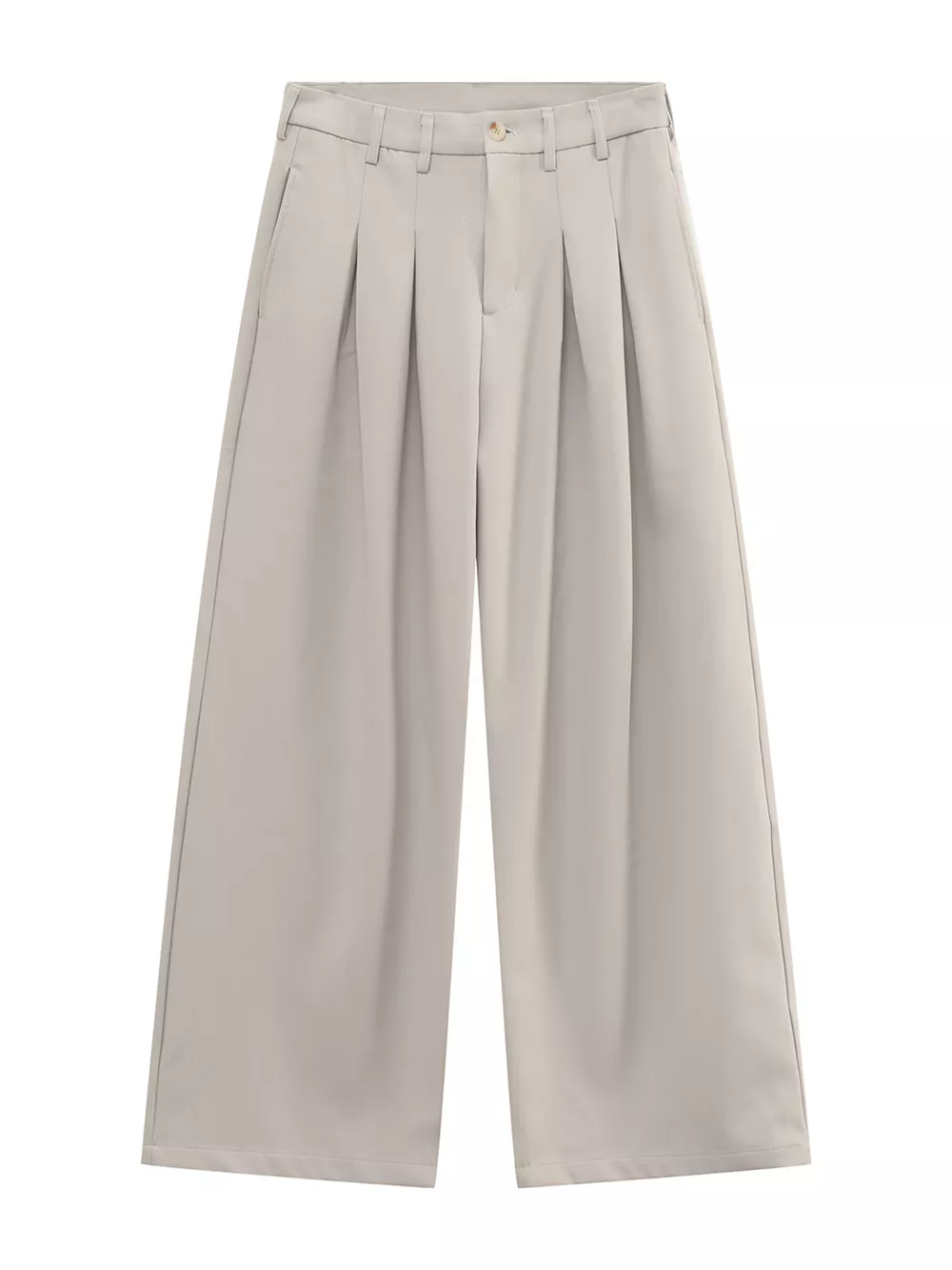 Men's High-Waisted Pleated Wide-Leg Pants, image 8