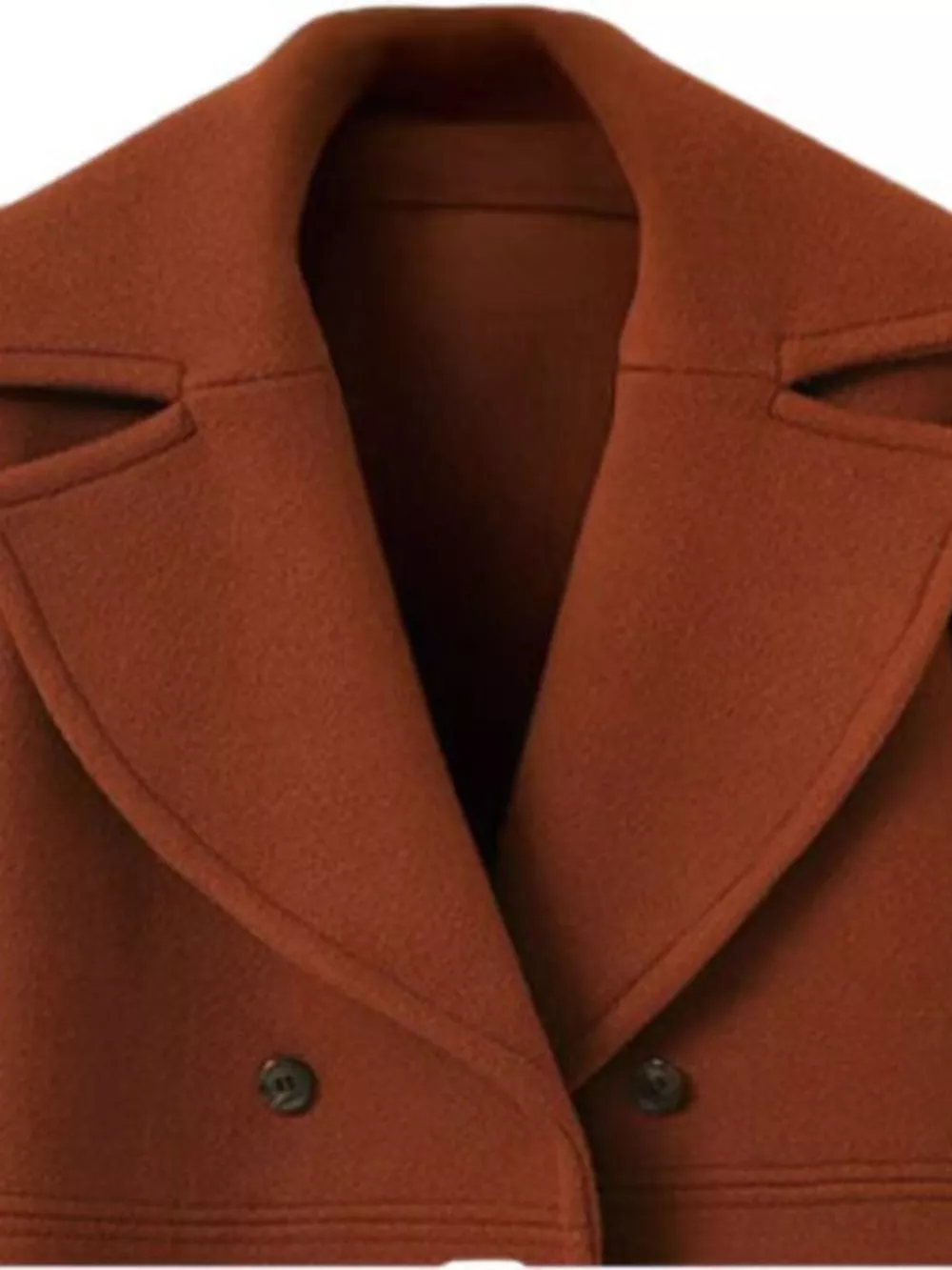 Double-Breasted Long Sleeve Coat, image 5