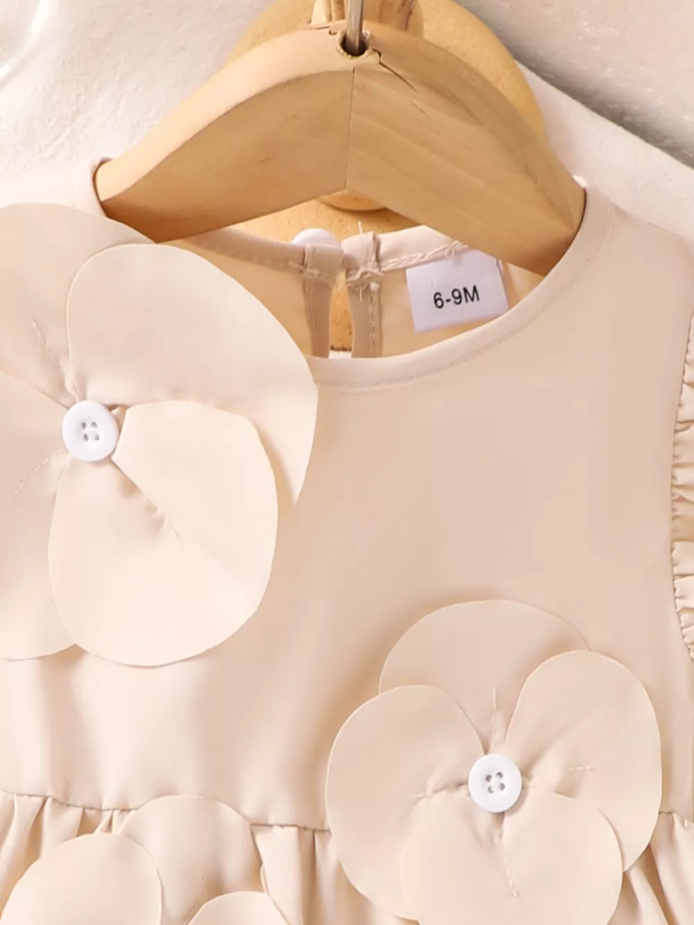 Children's Flower Ruffle Sleeve Dress, image 7