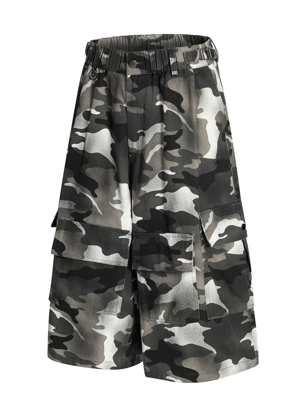 Men's Camouflage Cargo Shorts, image 5