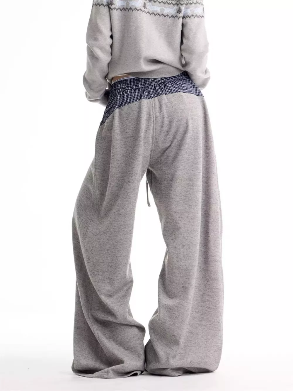 Men's Wide Leg Drawstring Pants, image 8