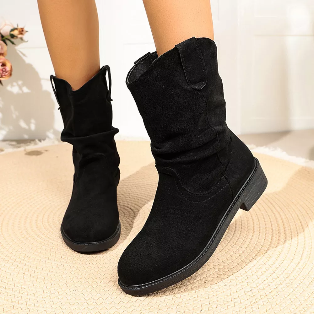 Round Toe Slouchy Boots, image 13