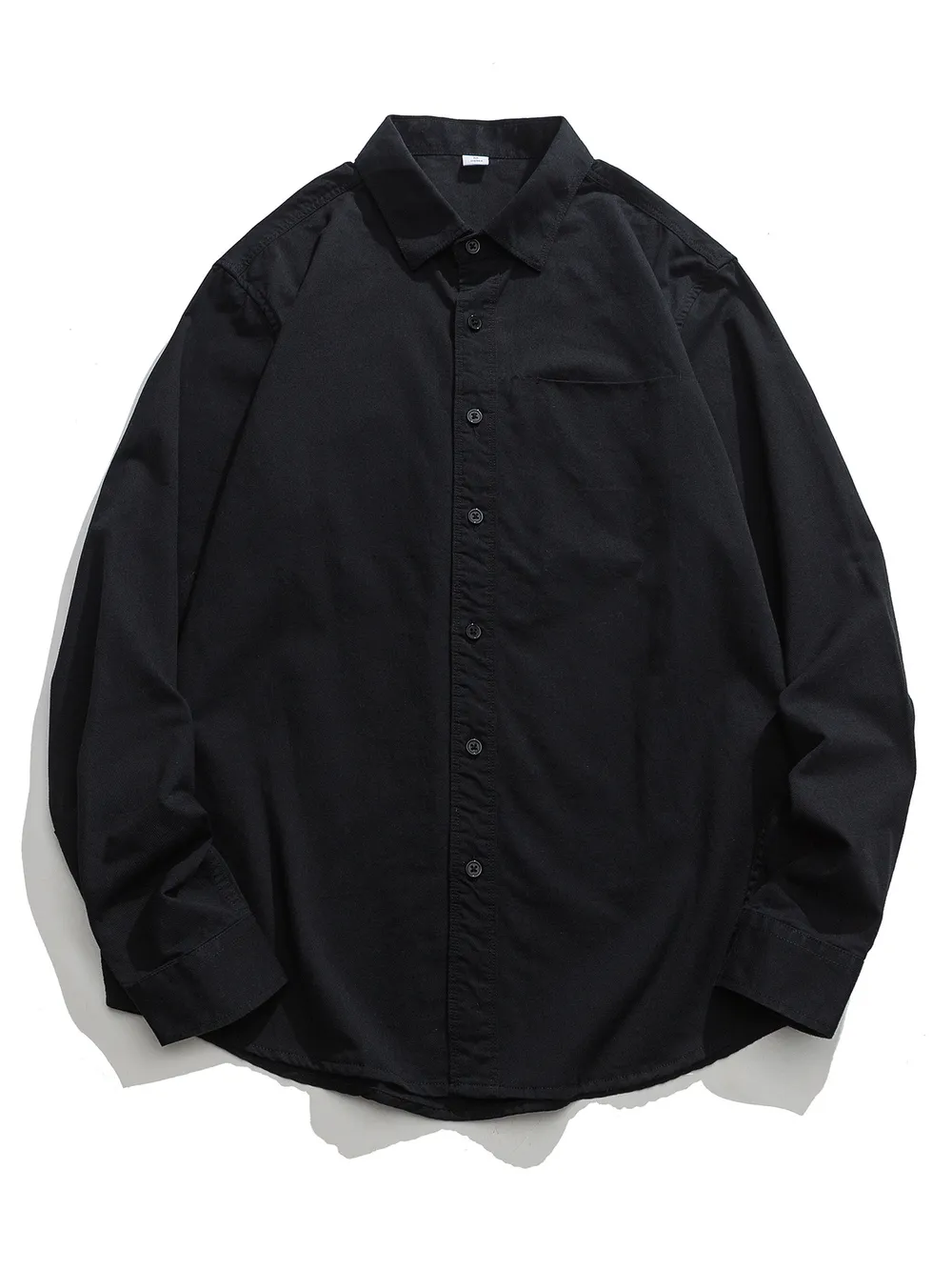 Men's Plus Size Casual Long Sleeve Shirt