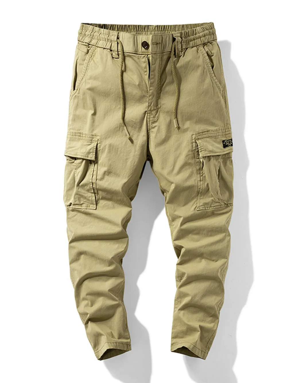 Men's Cargo Pants with Drawstring Waist, image 4