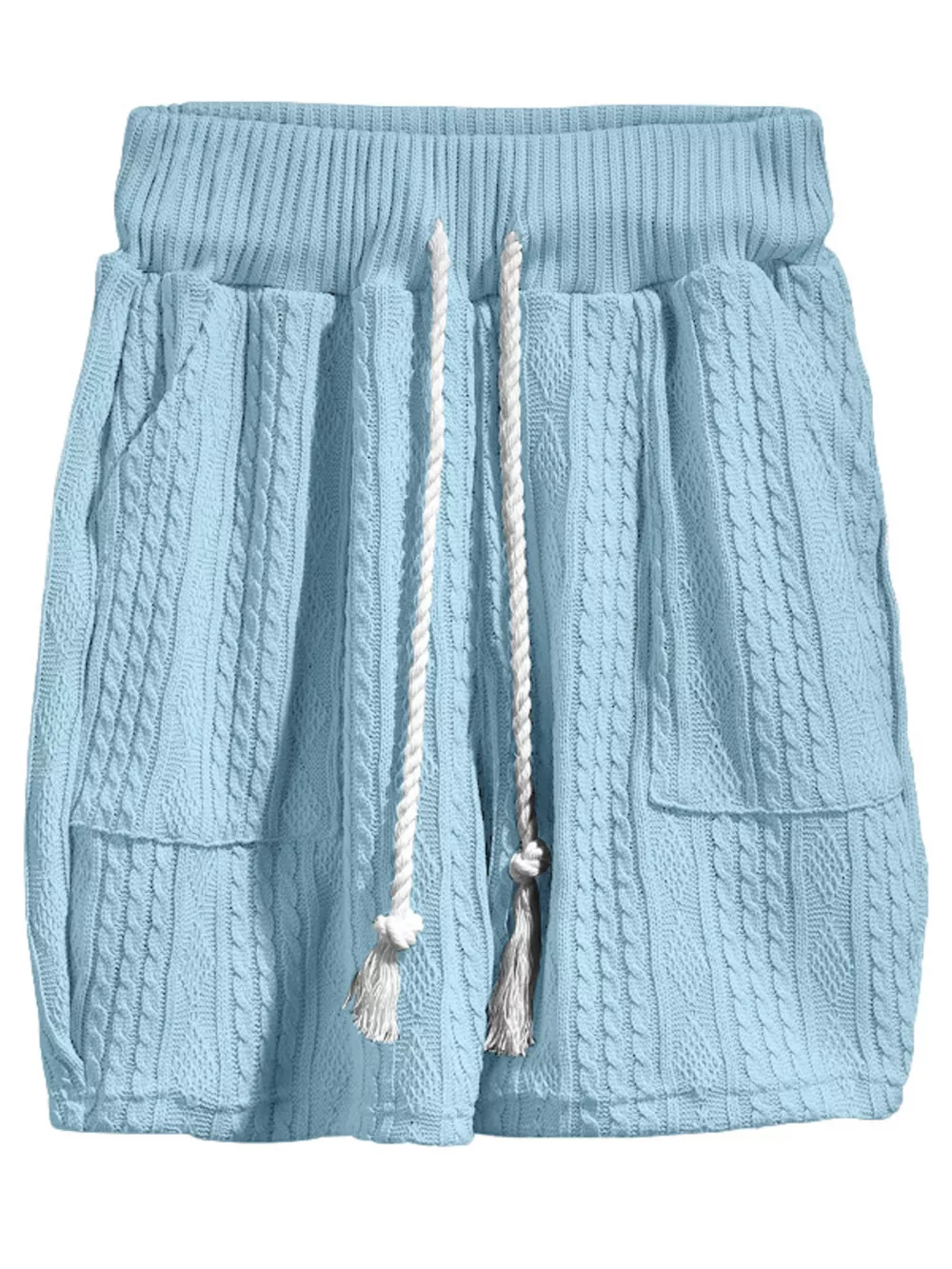 Men's Full Size Casual Knit V-Neck Short Sleeve Top and Shorts Set Plus Size, image 7