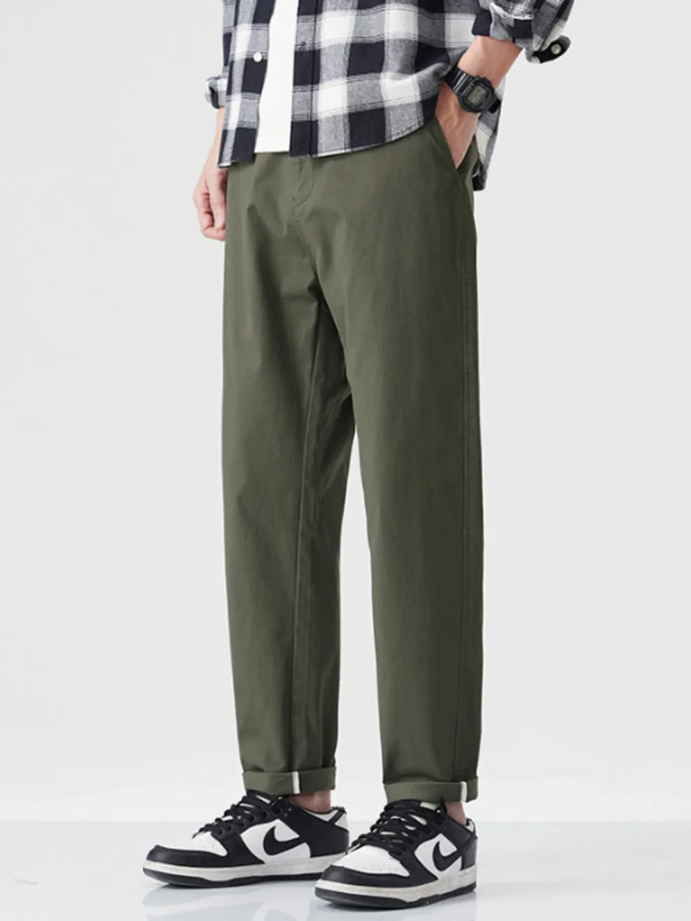 Men's Straight Leg Casual Pants, image 4