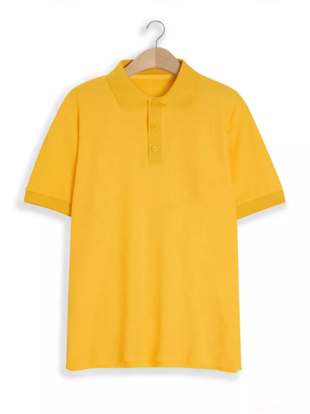 Men's Full Size Textured Slim Fit Short Sleeve Polo Plus Size, image 9