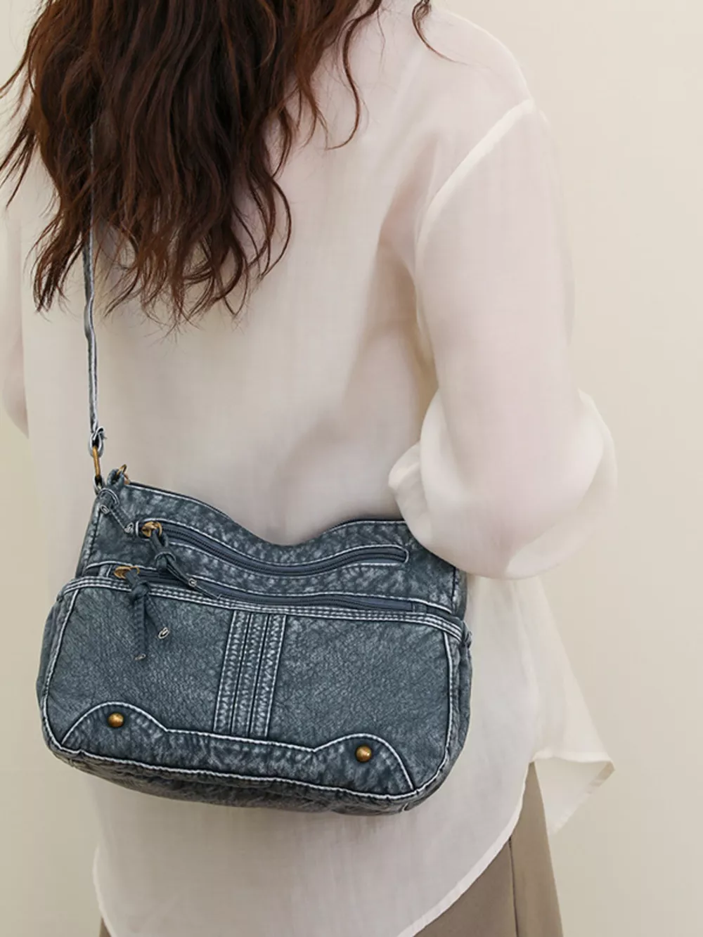 Multi-Pocket Crossbody Bag, image 8