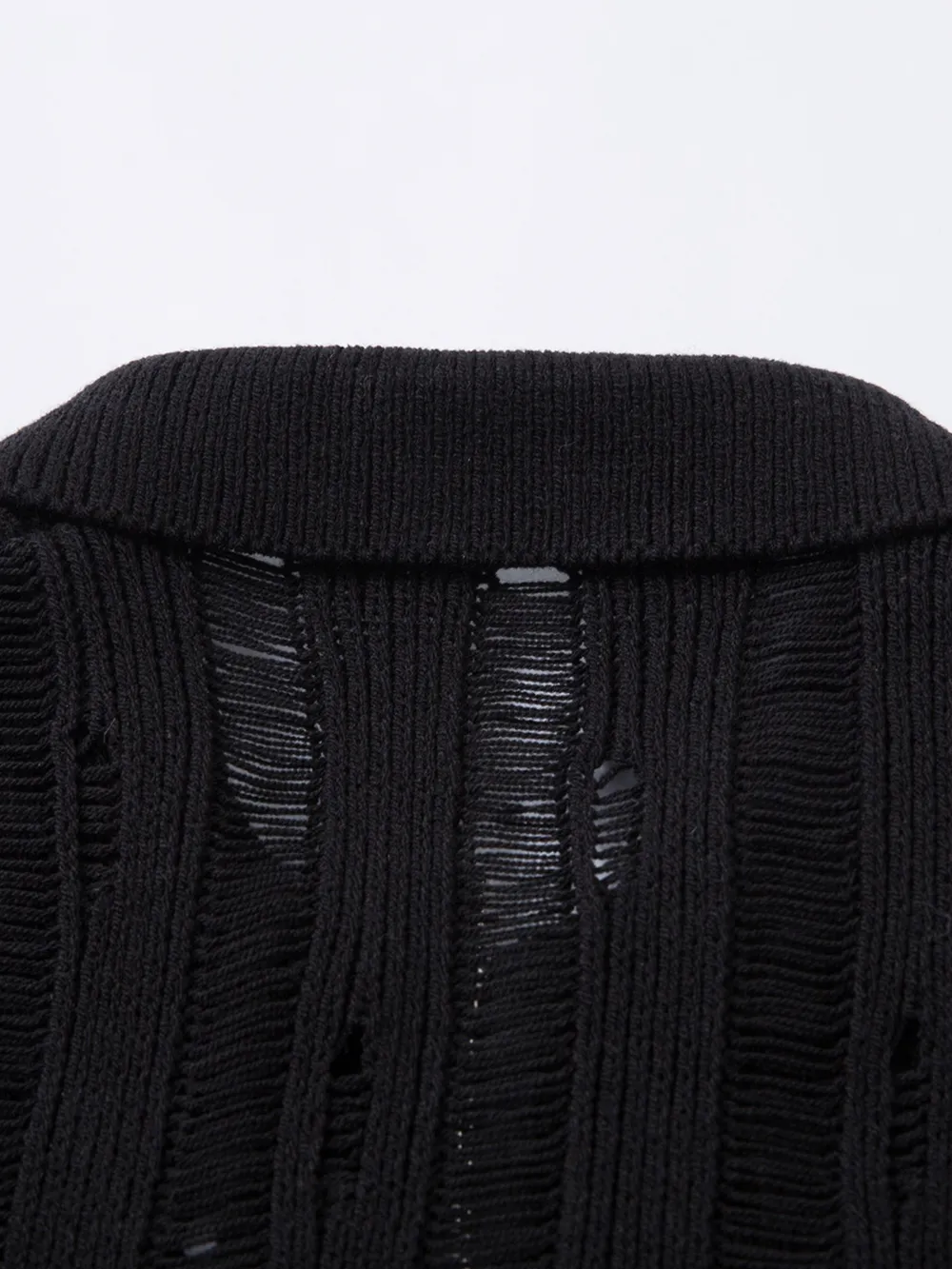 Men's Zip Up Openwork Cardigan, image 14