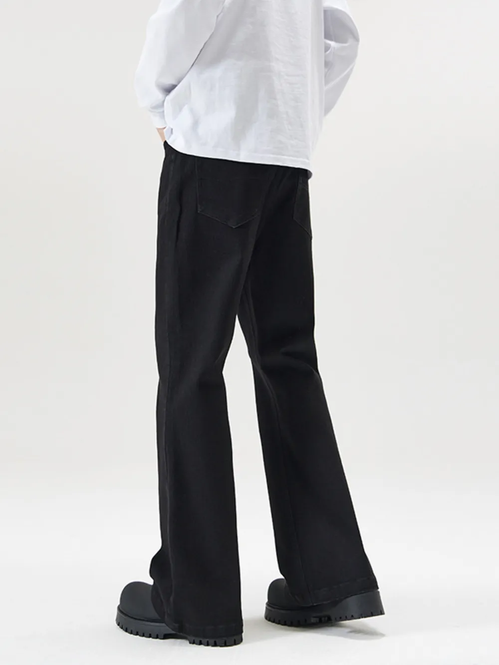 Men's Full Size Pocketed Bootcut Jeans Plus Size, image 4