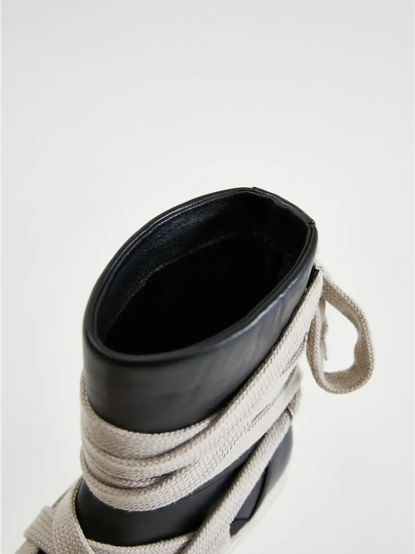 Lace-Up Round Neck Sneaker Boots, image 4
