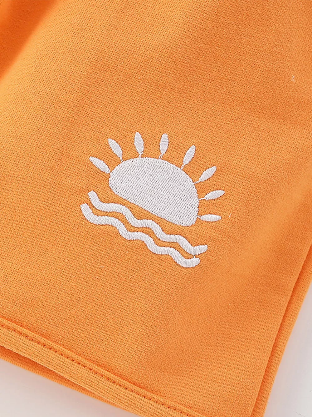 Children's Sun Print Hoodie & Shorts Set, image 4