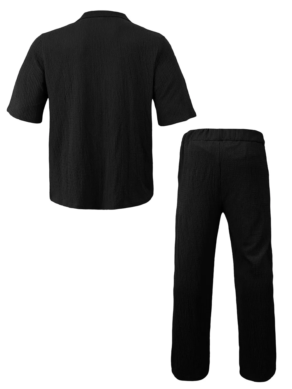 Men's Full Size Short Sleeve Top and Pants Set Plus Size, image 8