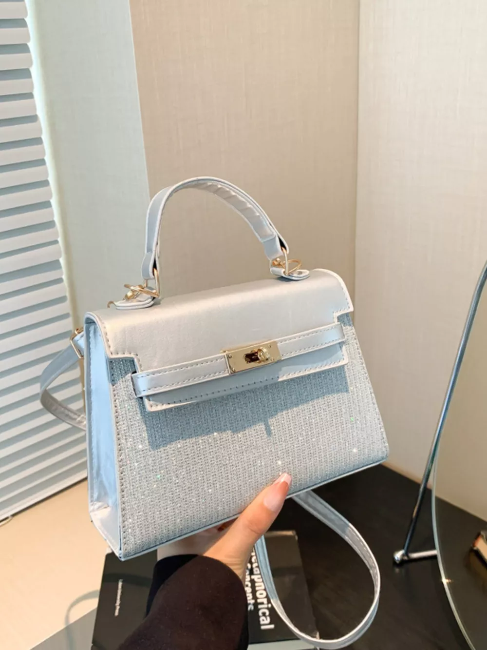 Adjustable Strap Mini Crossbody Bag, image 8