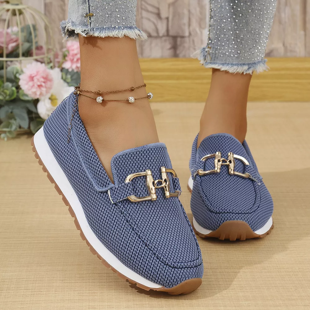 Mesh Round Toe Slip-Ons, image 6