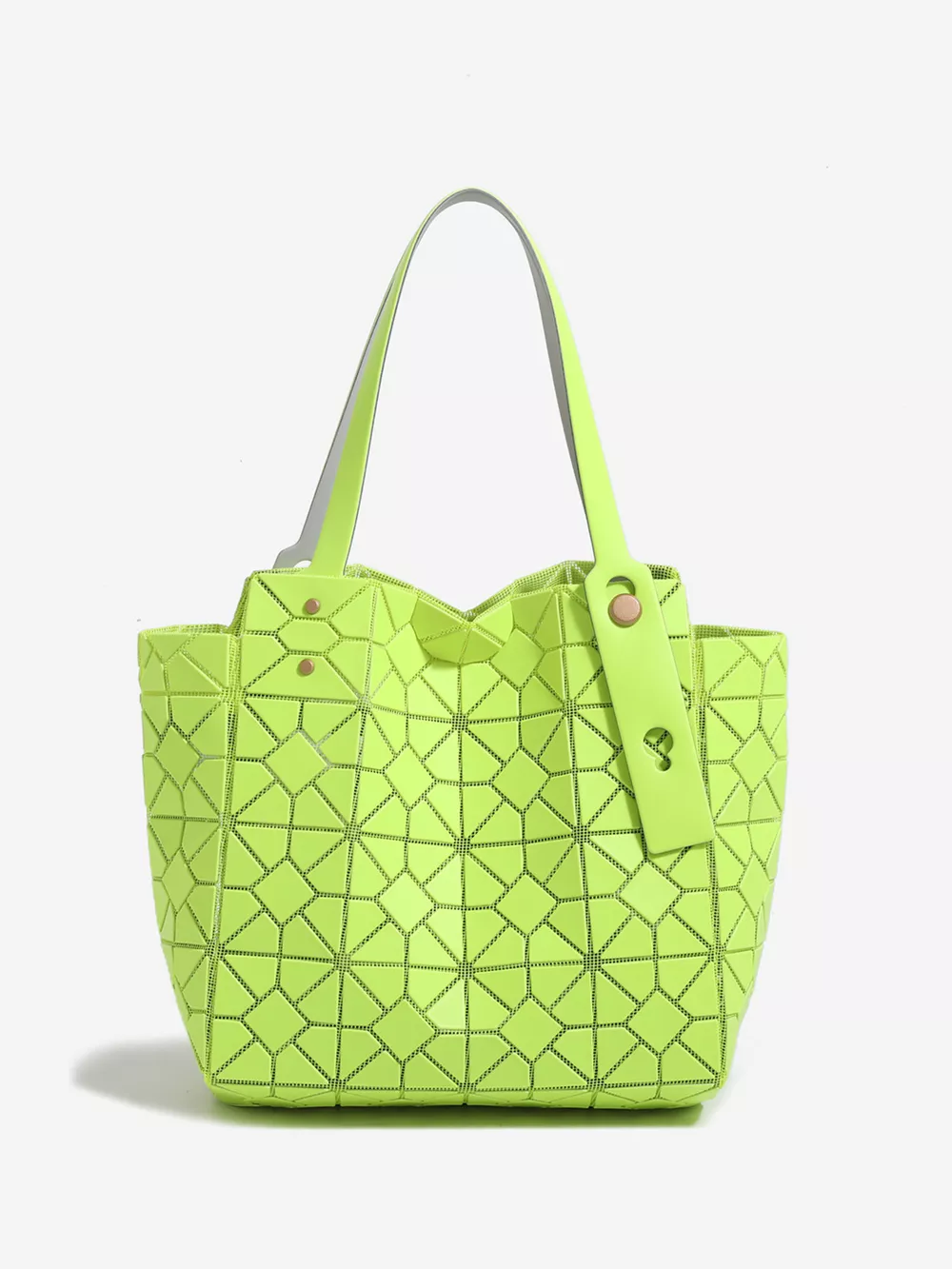 Geometric Lattice Structured Handbag, image 11